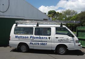 Mattson Plumbing Van